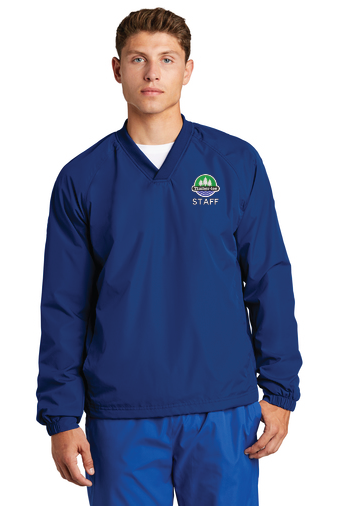 Sport-Tek® V-Neck Raglan Wind Shirt